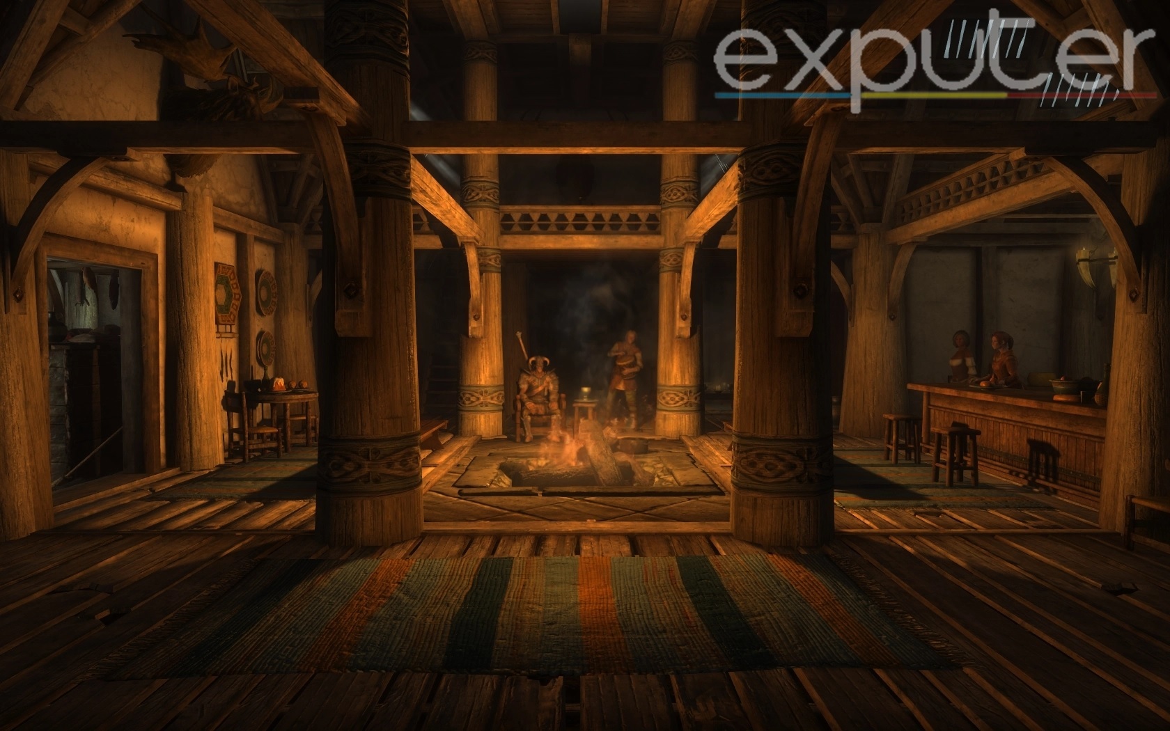 Enhanced Lights And FX mod in Skyrim.