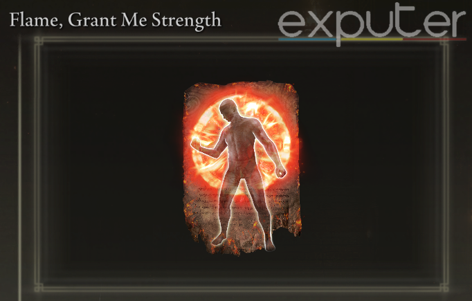 Flame, Grant Me Strength Incantation inventory icon