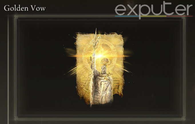 Golden Vow Incantation inventory icon