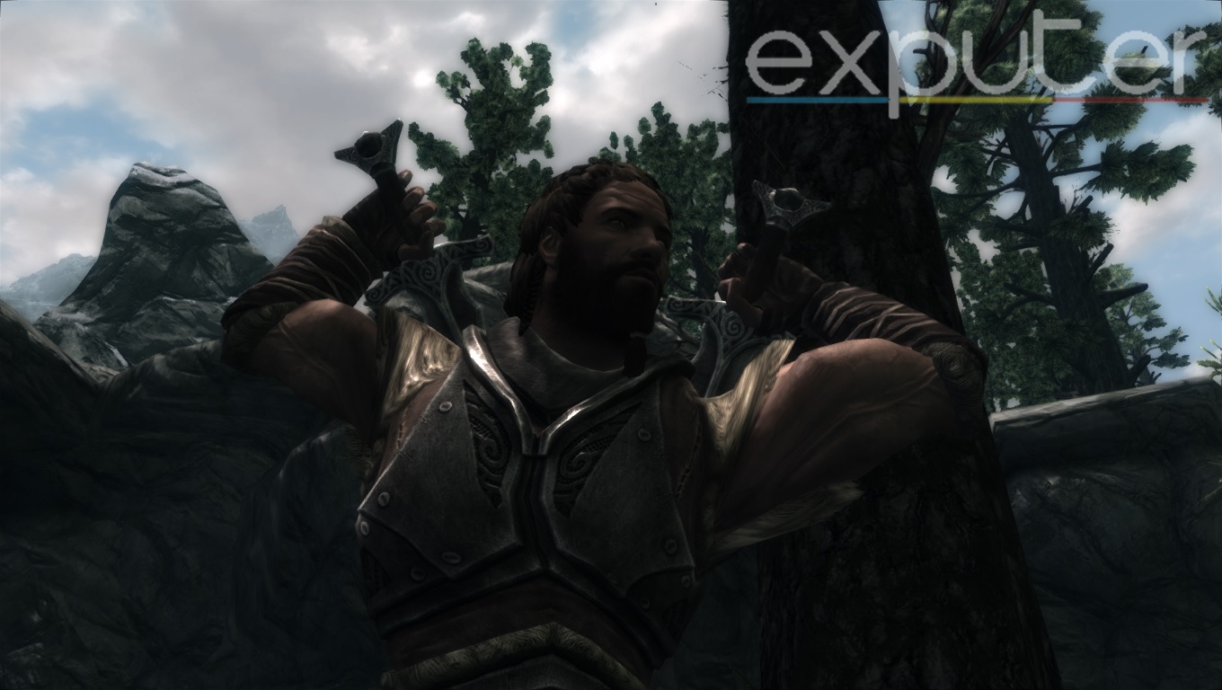 Immersive Animations mod in Skyrim.