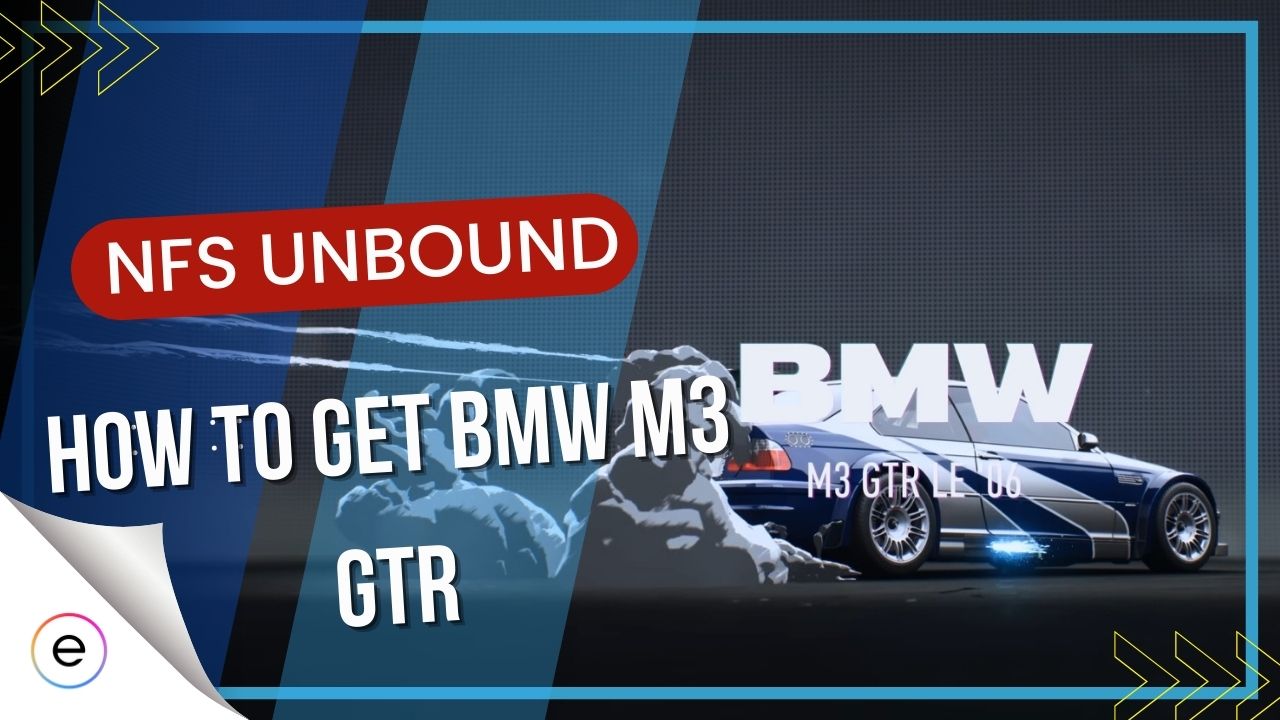 BMW M3 GTR in NFS Unbound