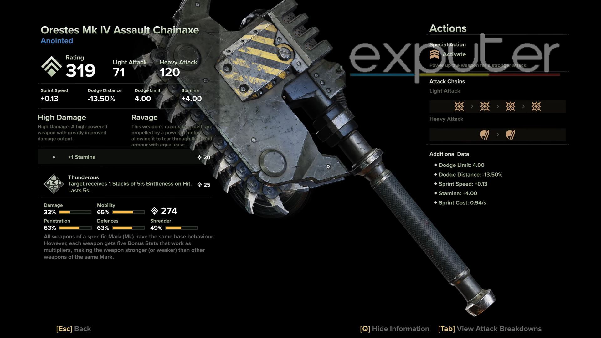 warhammer 40k darktide zealot weapons
