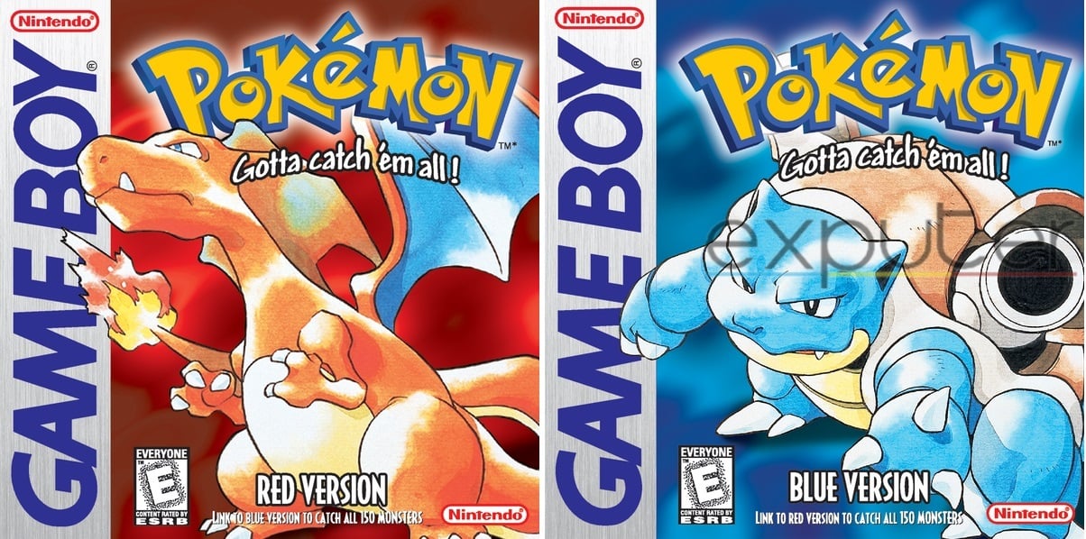 pokemon red and blue versions