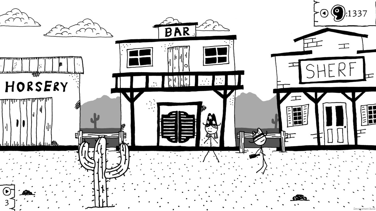 West Of Loathing gameplay