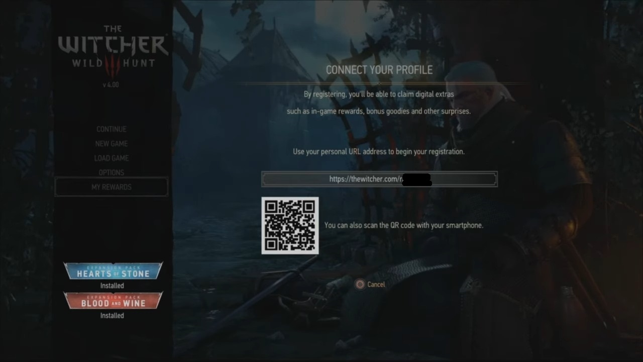 GOG Witcher 3 Account Backup File