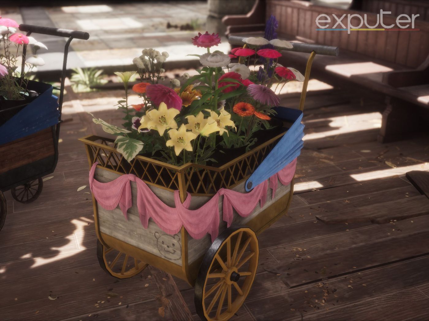 crisis core reunion cute flower wagon
