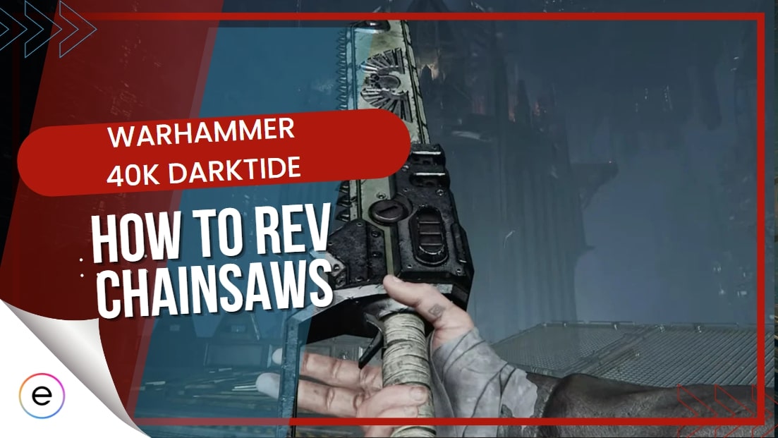 Rev chainsaw in Warhammer 40k Darktide