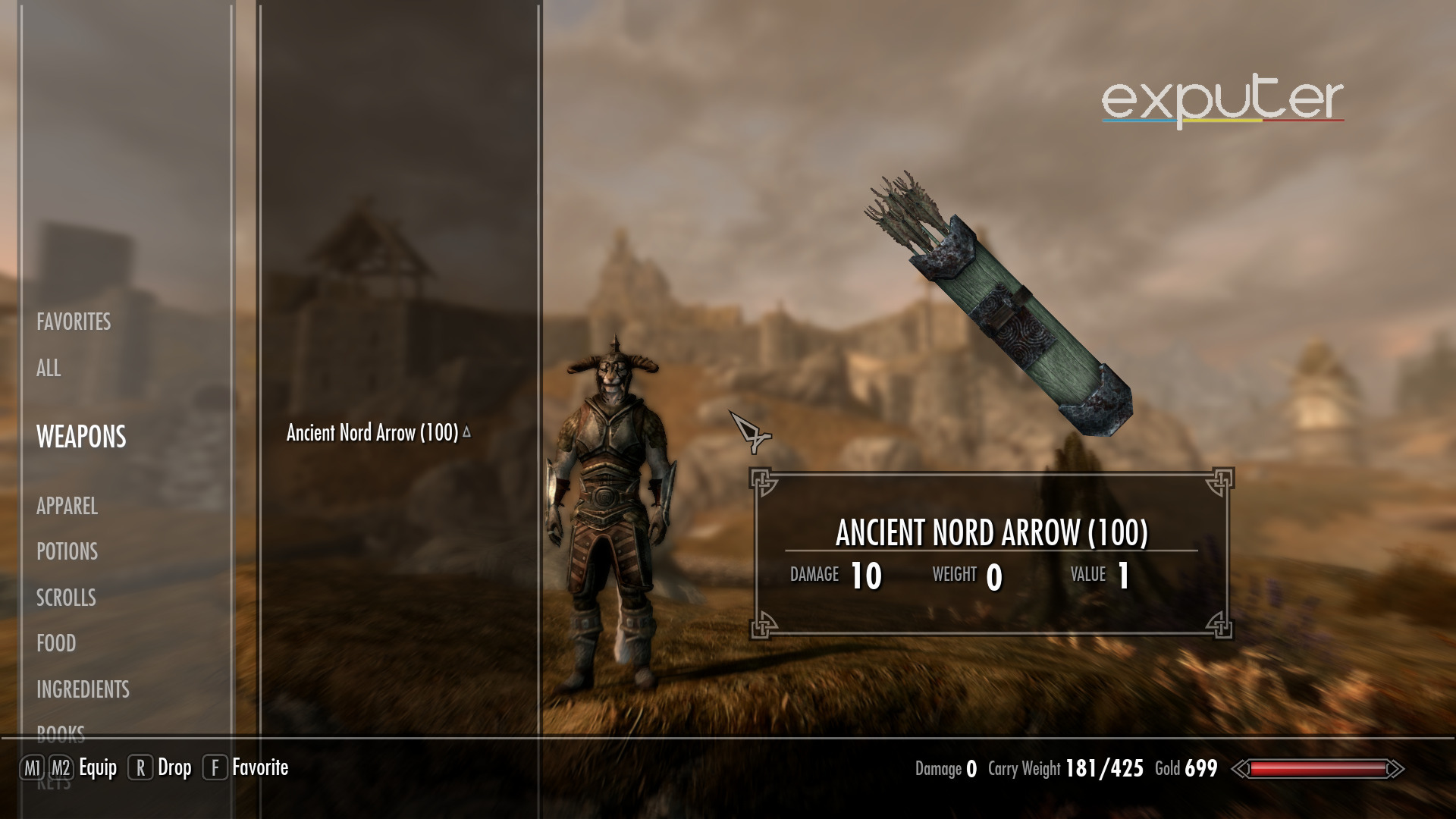 The Ancient Nord Arrow.