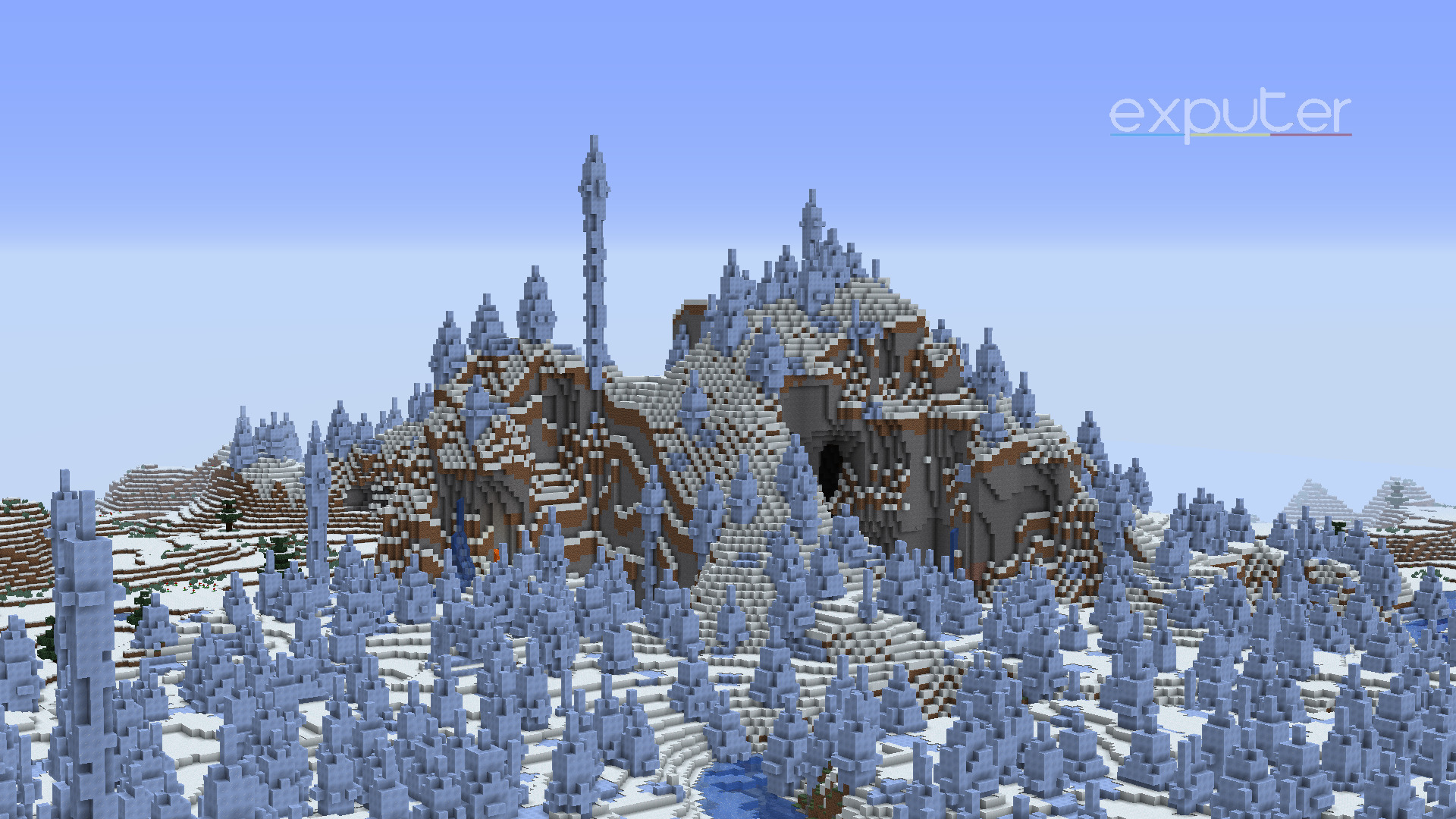The Best Snow Biome seed in 1.13.2 Minecraft.