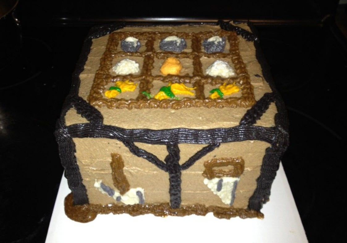 Crafting Table Cake