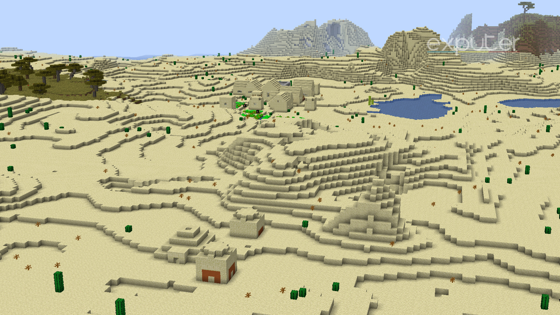 Best Desert Temples seed in Minecraft 1.13.2