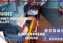 Gingerbread House in Disney Dreamlight Valley.