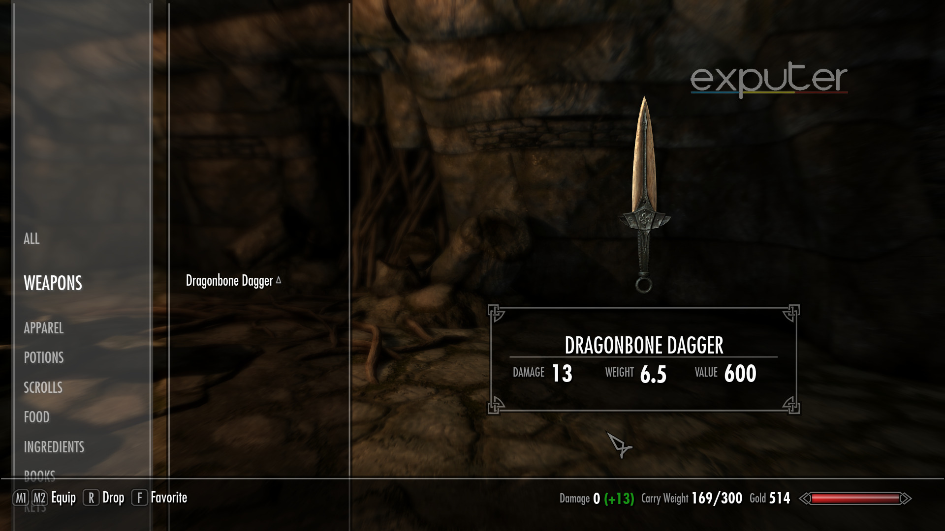 The Dragonbone Dagger.
