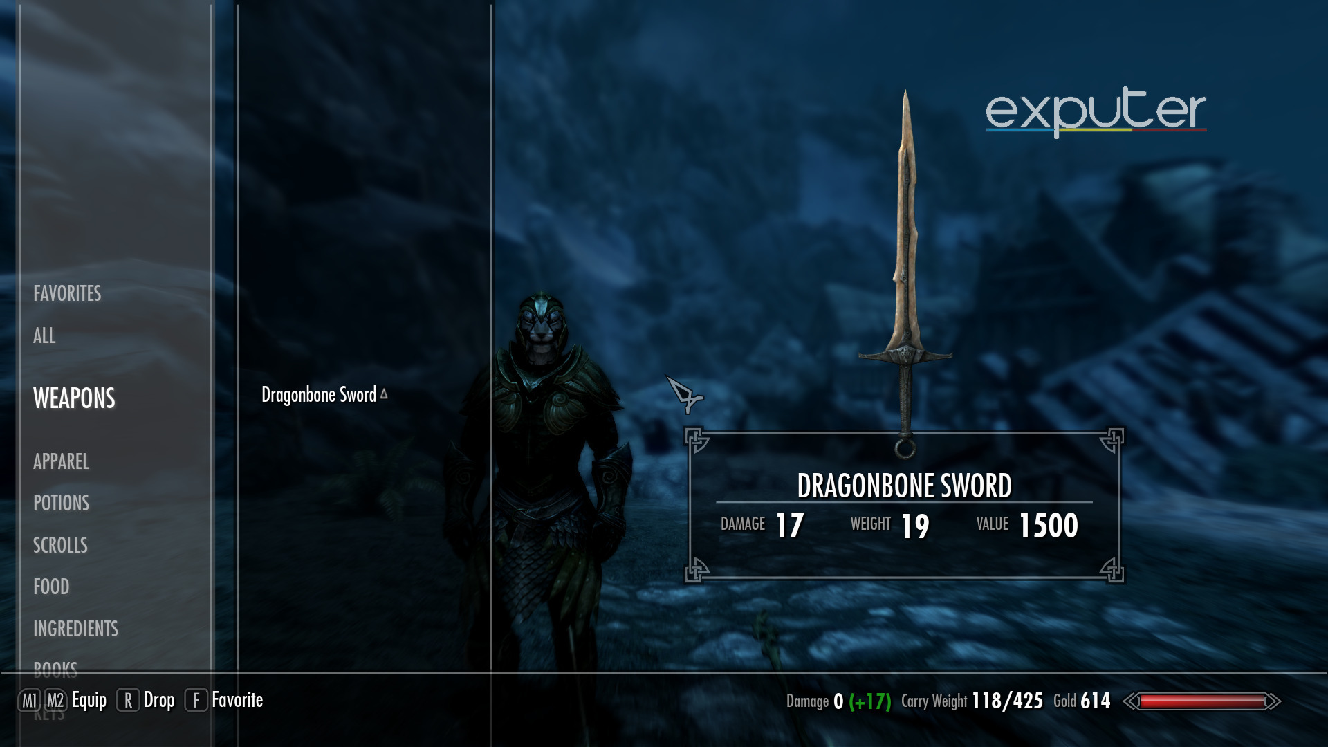 The Dragonbane Sword.