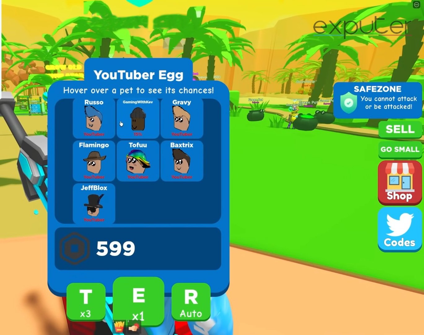 In-Game Eggs In Eating Simulator