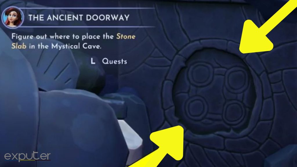 What does the stone slab do in disney dreamlight valley