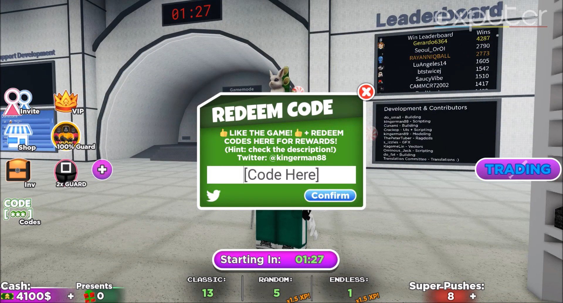 How To Redeem Codes In Roblox Squid Game