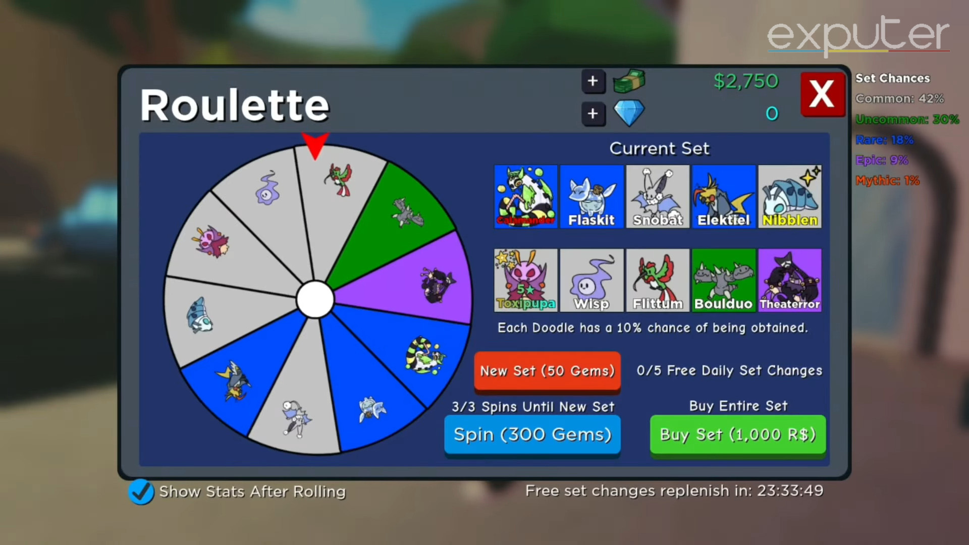 Doodle World Roulette