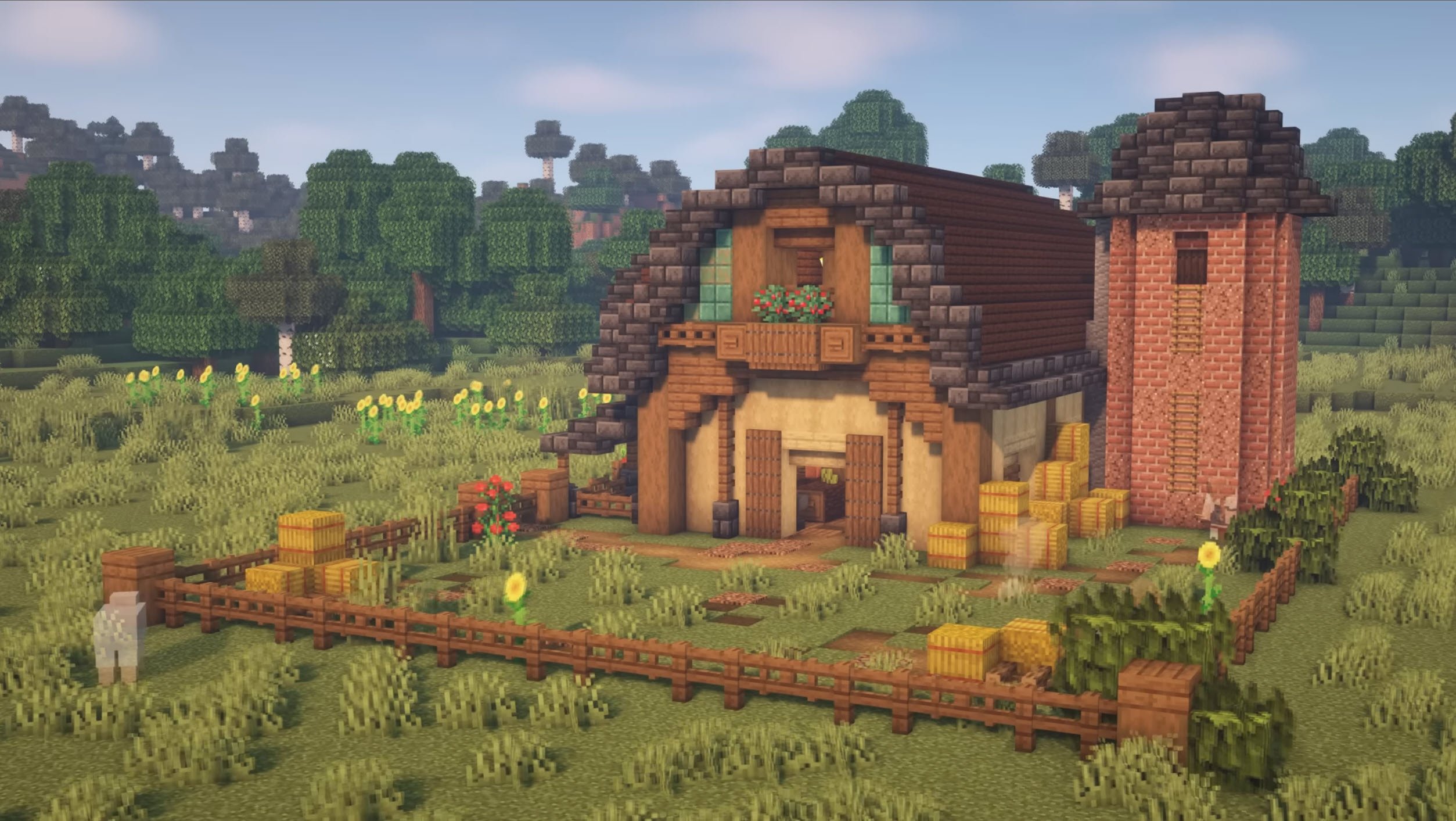 Substantial Minecraft Barn
