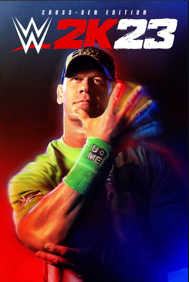 WWE 2K23's cover art features John Cena.