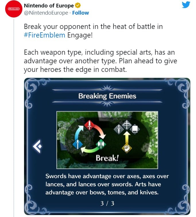 Triangle of Fire Emblem Engage Weapon