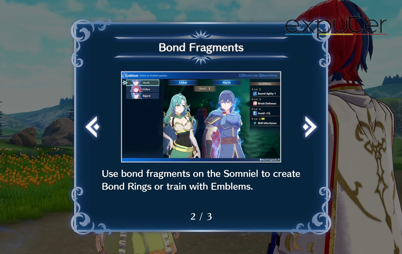 Fe Engage bond fragments collectible