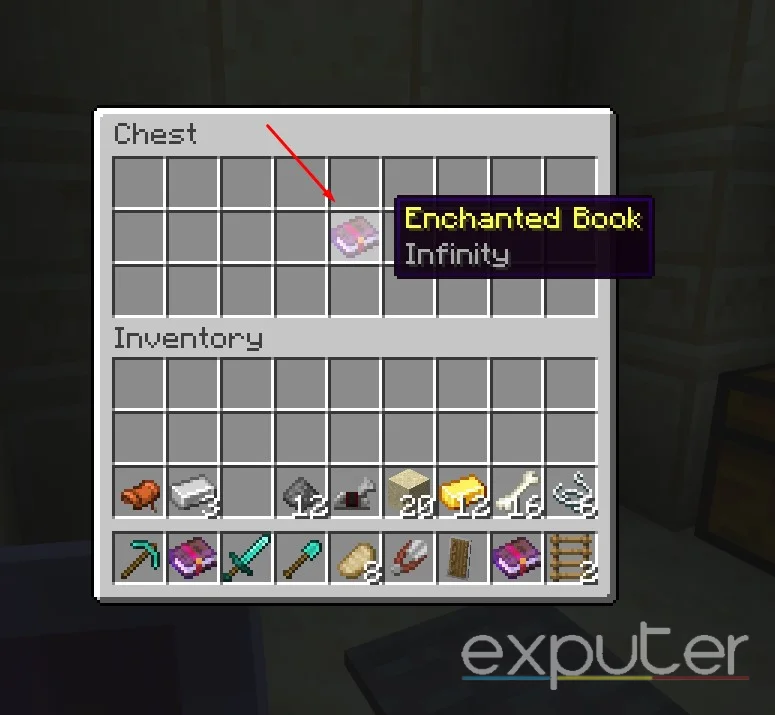The Infinity Enchantment in Minecraft