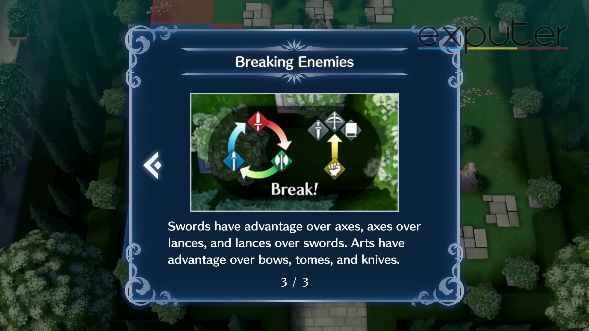 Fire emblem engage break effect weapon triangle system