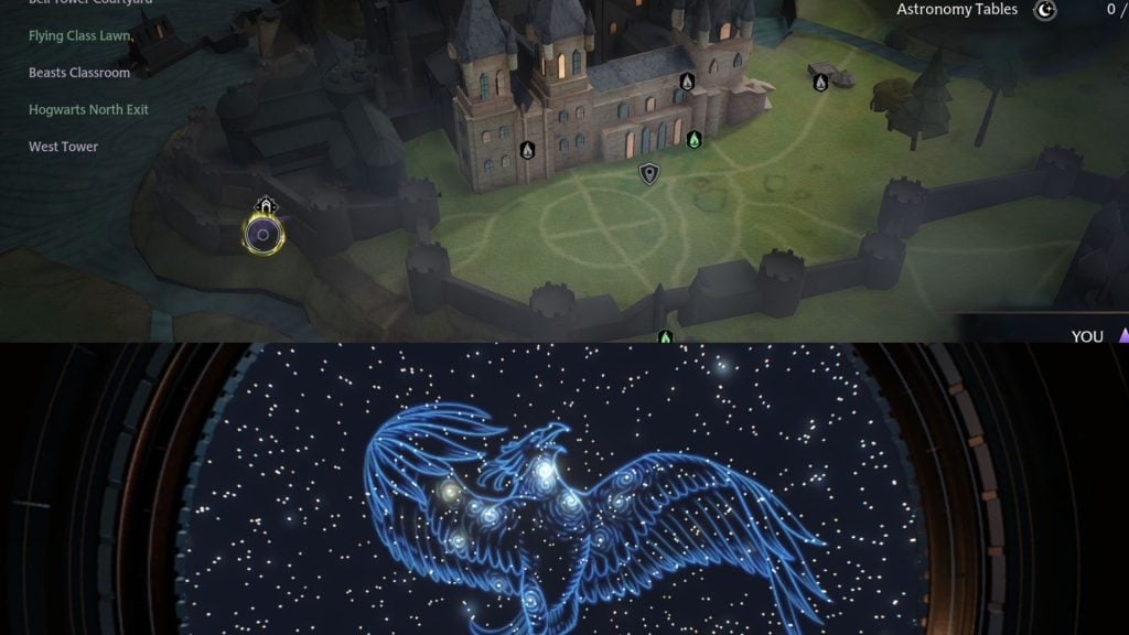 hogwarts legacy all astronomy table tower locations 
