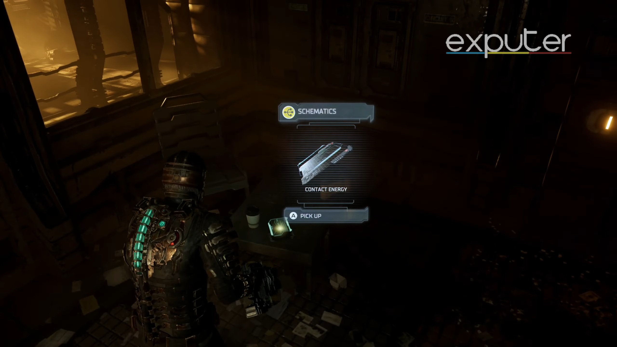 Contact Beam ammo schematic in Dead Space Remake.