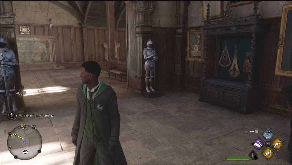 Hogwarts Legacy's first hour footage showcases various early gameplay moments.