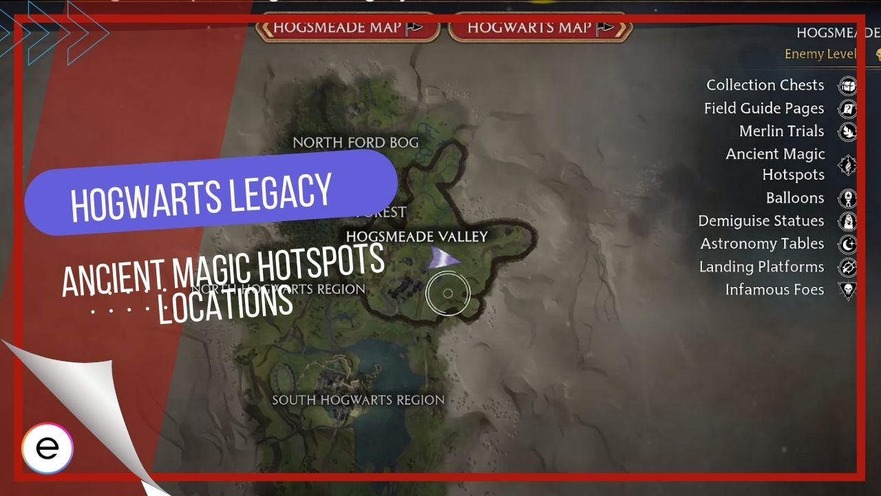 In Hogwarts Legacy: All Ancient Magic Hotspots Locations