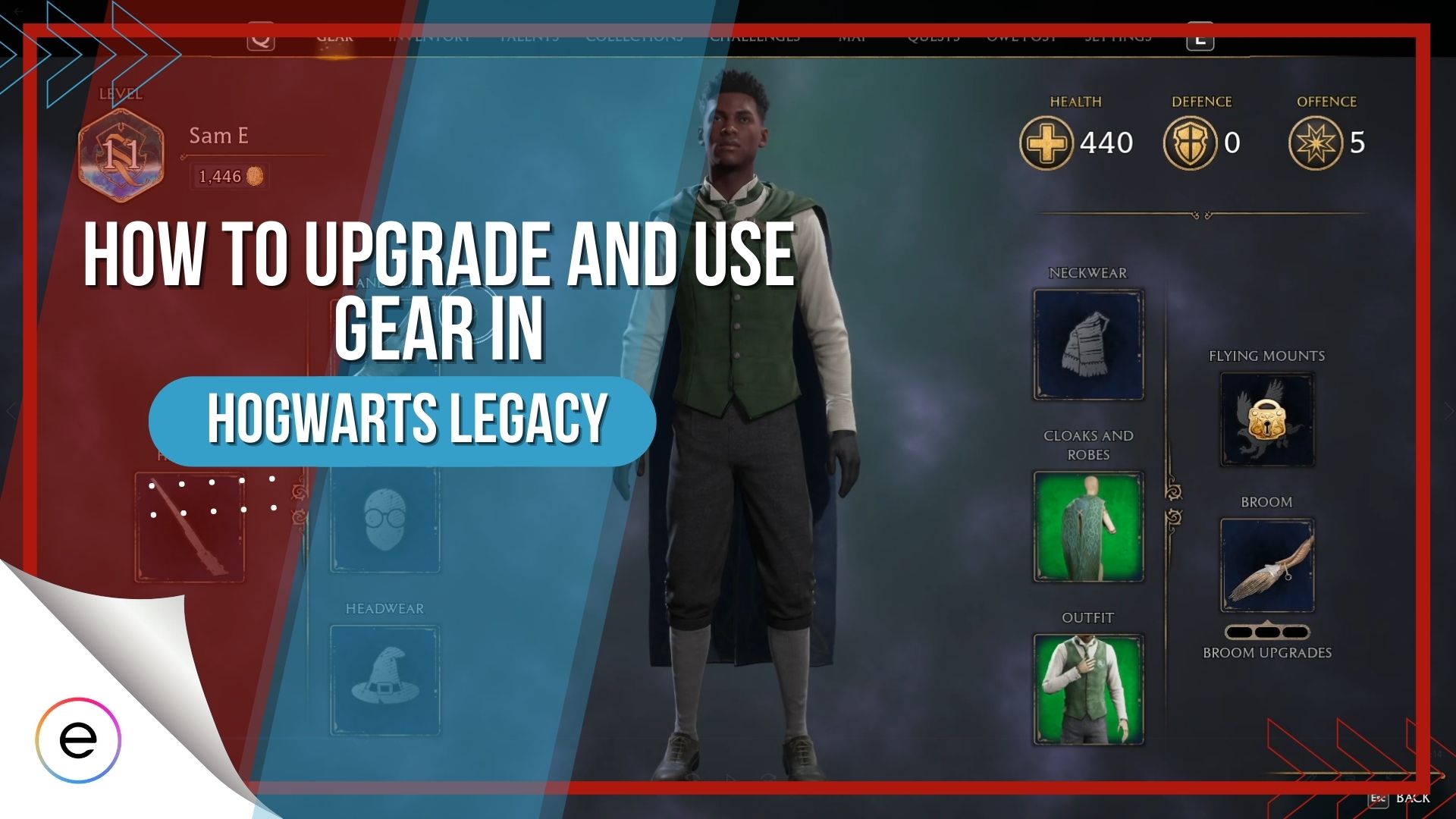 How To Upgrade Gear In Hogwarts Legacy