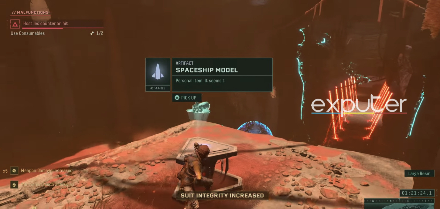 Returnal How To Get The Spaceship Model