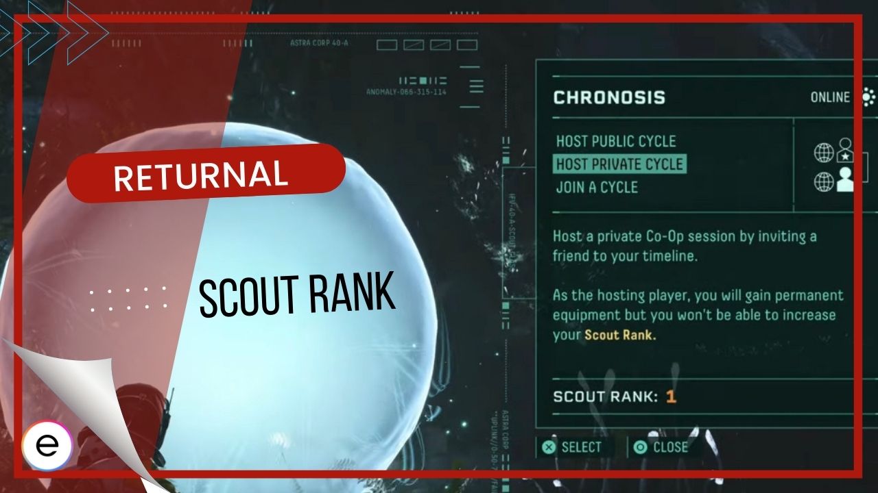 Returnal How To Increase Scout Rank