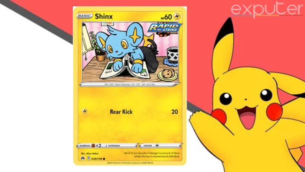 Pokemon Shinx Pokemon Crown Zenith Card List