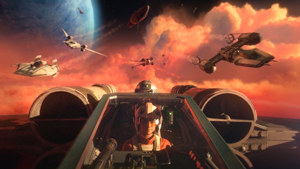 Best Multiplayer VR Games Star Wars: Squadrons 