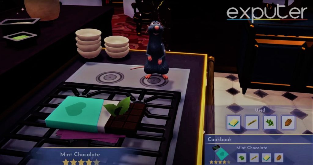 how to cook mint chocolate in disney dreamlight valley