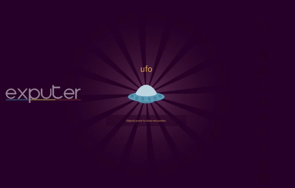 Recipe for UFO