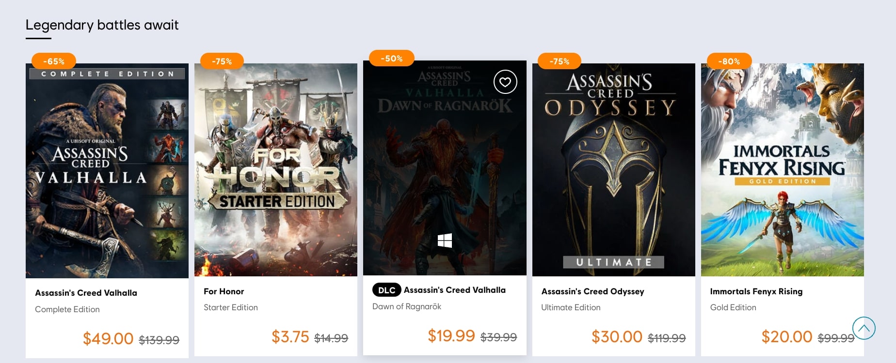 Ubisoft Sword Sale's Major Discounted Deals