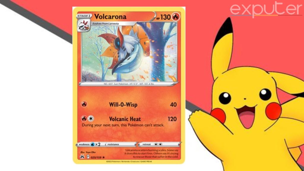 Pokemon Volcarona Pokemon Crown Zenith Card List