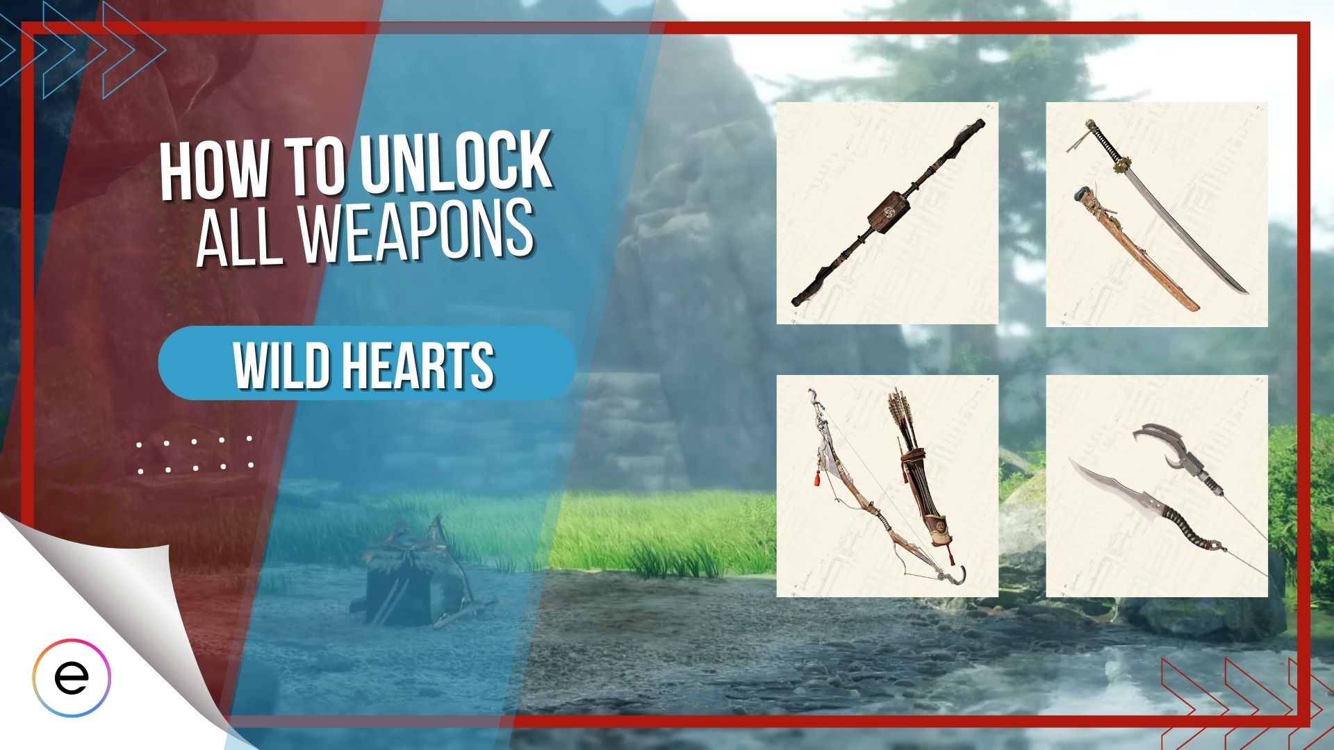 how to unlock all weapons in Wild Hearts.