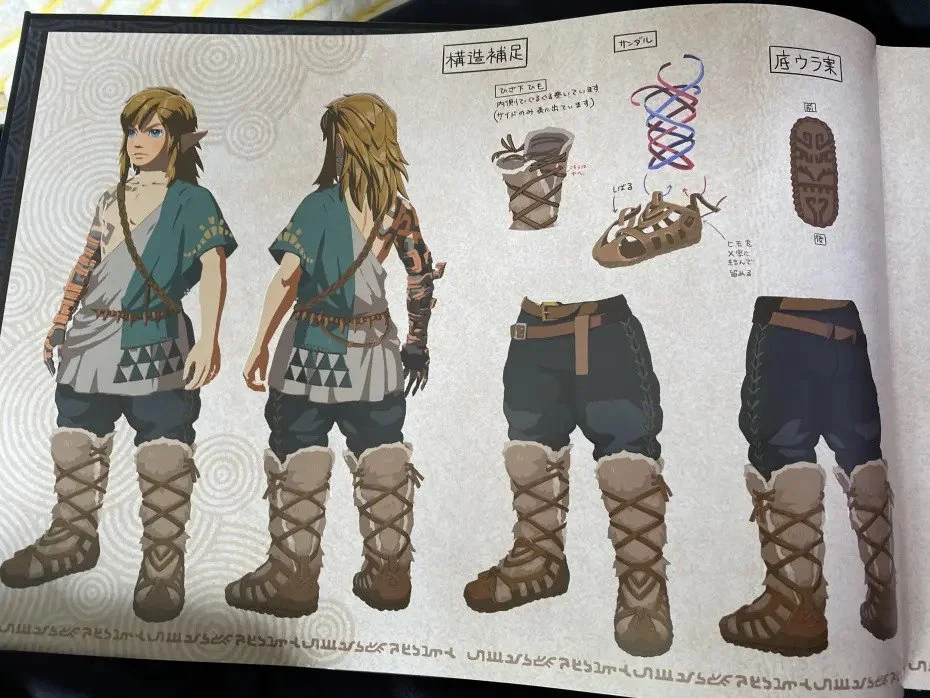 Zelda Tears of the Kingdom leaked art book