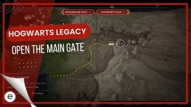 open the main gate Hogwarts Legacy