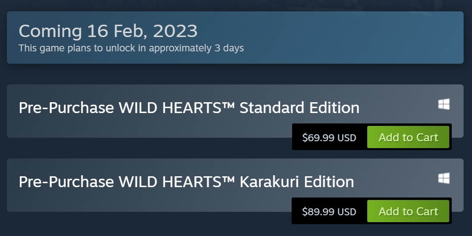 Wild Hearts on Steam