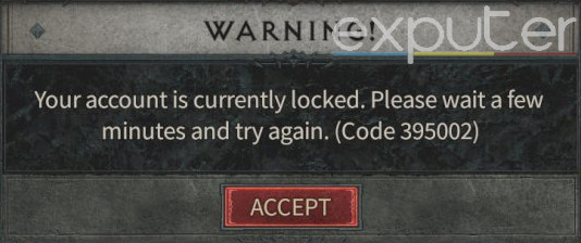 diablo 4 account locked error message