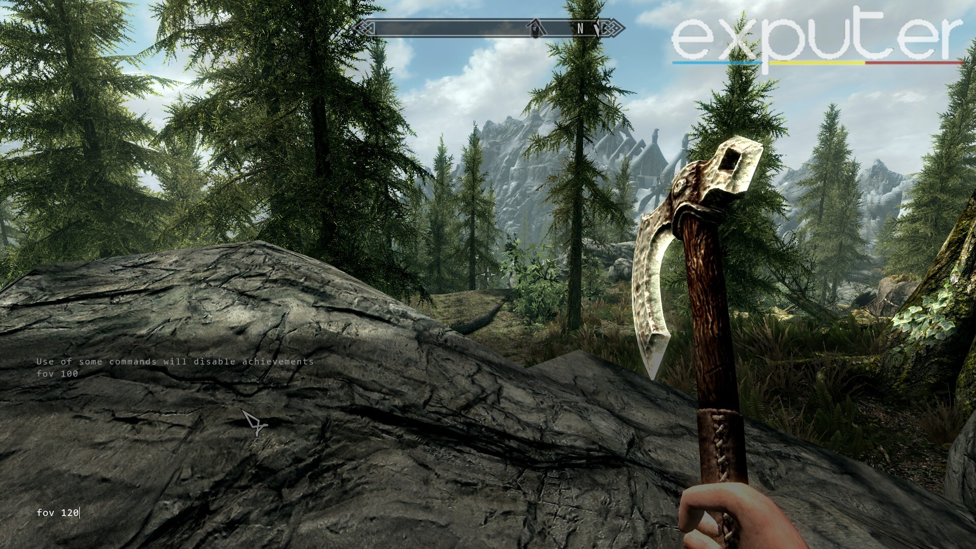 how to change fov in skyrim guide 