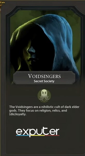 secret society: Voidsingers