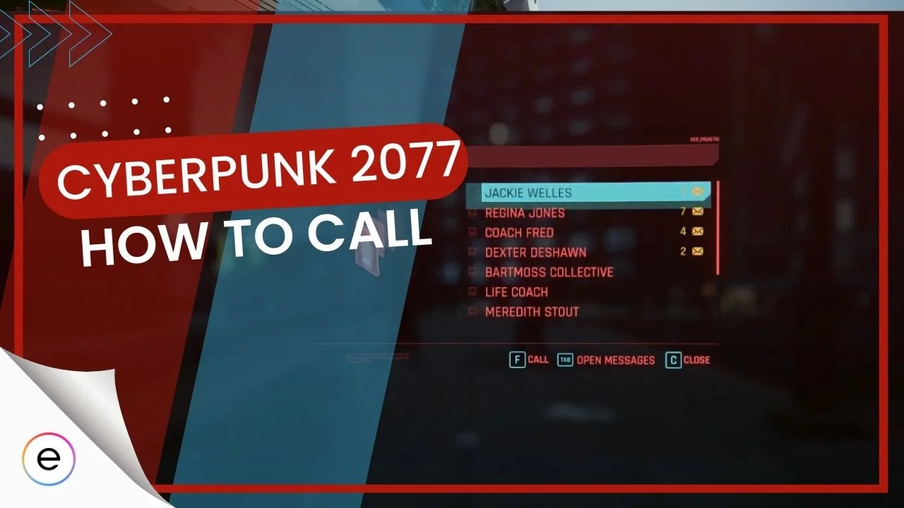 Cyberpunk 2077 How To Call