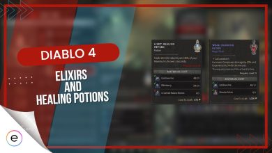 Healing Potions and Elixirs Diablo 4